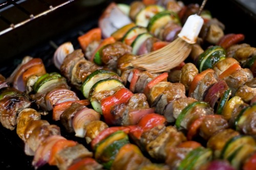 Gyros på grill